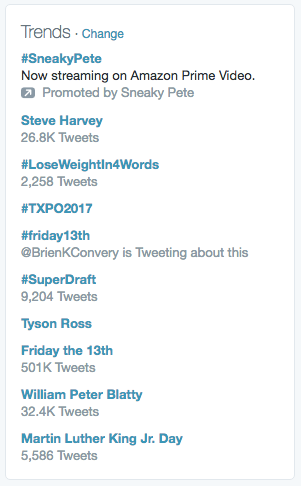 Twitter Trending Hashtags